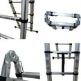 thumbnail image 4 of Ladder Step Extension Telescoping Lightweight Portable Folding Telescopic, 4 of 6