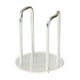thumbnail image 2 of Organizador de portavasos desechable de acrílico | Estante de almacenamiento de vasos de papel dorado con asa de metal resistente, dispensador de encimera que ahorra espacio, se adapta a vasos de, 2 of 6