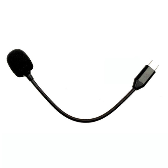 SDFGTstore Detachable Type C Gaming Microphones Boom for Live Streaming and Voice Calls