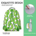 thumbnail image 5 of Kiwi Fruit Themed Backpack - Fashionable & Functional School Bag, Great Gift for College & Work, Lightweight with Organized Pockets, Trendy Everyday Carry, 5 of 6