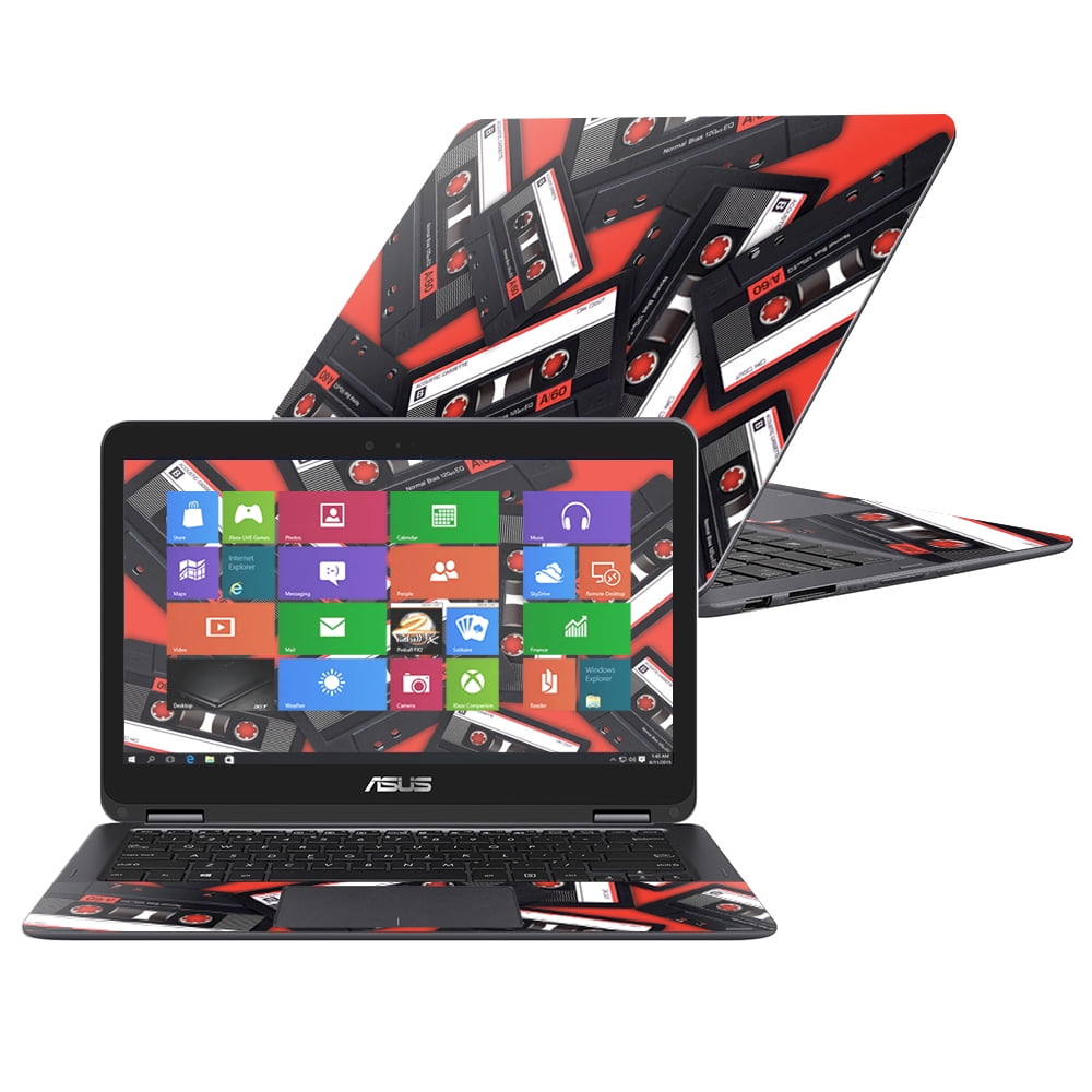 Skin For Asus ZenBook Flip UX360CA 13.3" (2016) Grunge Collection