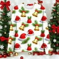 thumbnail image 4 of Qulqfy Womens Christmas Shirts Crew Neck Xmas Red Funny Cute Plus Size Jingle Bells Long Sleeve Blouses Family Christmas Shirts for Women, 4 of 5