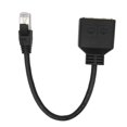 thumbnail image 2 of RJ45 Ethernet Adapter Cable Extension 1 to 2 Port Excellent Connection Transmission Splitter Adapter for CAT7 Network, 2 of 5