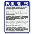 thumbnail image 1 of Kansas Pool Rules Sign, Complies With State Of Kansas Pool Safety Code, (SI-62062) 24x30 Reflective Aluminum EGP, 1 of 1