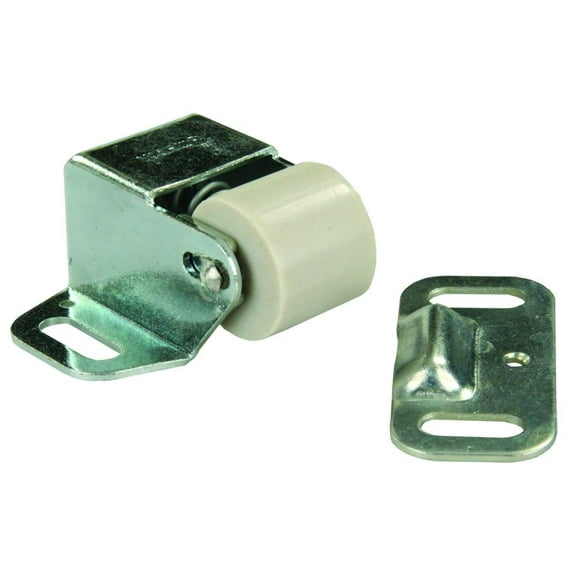 JR Door Catch 70245 Use To Keep Cabinet Doors Closed; Roller Catch Type; 0.63 Inch Wide; With Mounting Screws