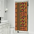 thumbnail image 2 of Rustic Bohemian Pattern Shower Curtain 36x72 Inches Quick-Drying Polyester Bathroom Decor with Plastic Hooks Tribal, 2 of 4