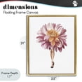 thumbnail image 4 of Stupell Industries Southwestern Glam Floral Walkway Gold Floating Frame Canvas Art, 25 x 31, by Svetlana Aleynikova, 4 of 8