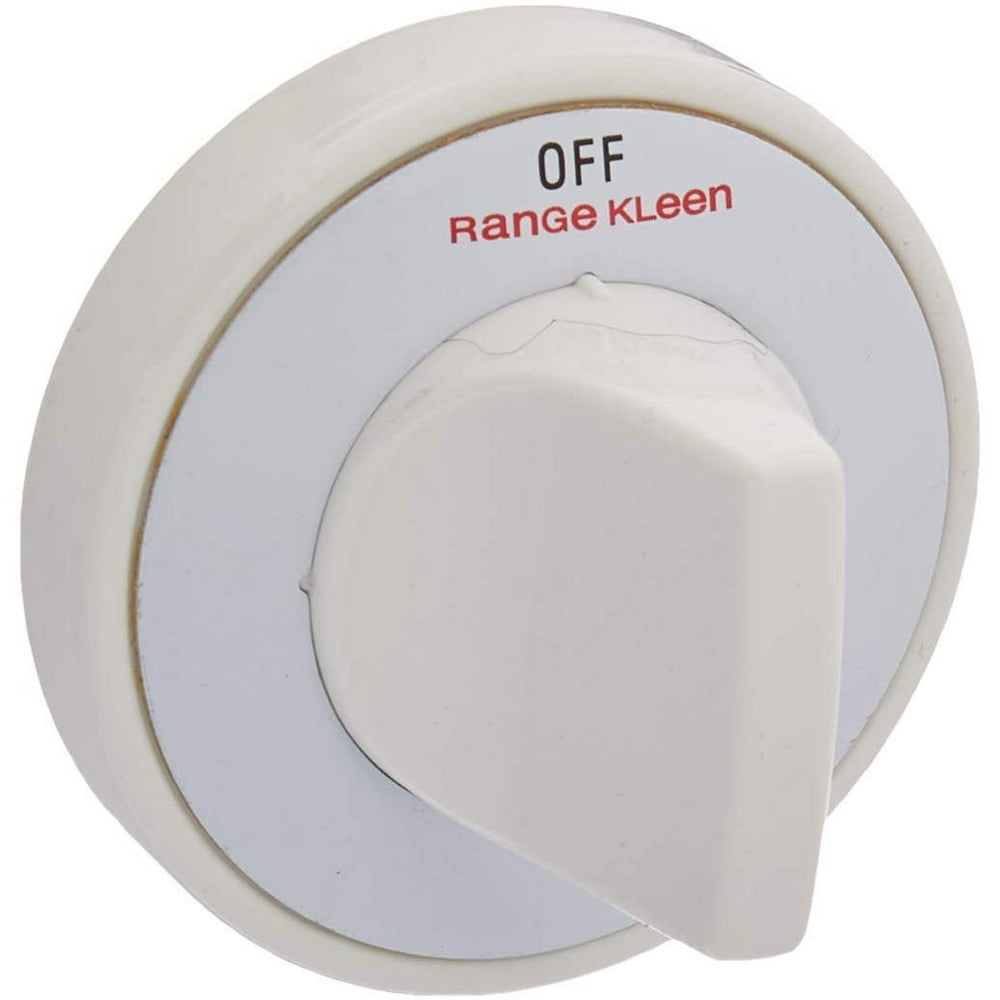 Range Kleen 8234 Gas Range Knobs 4 White Gas Range Safety Knobs Gas