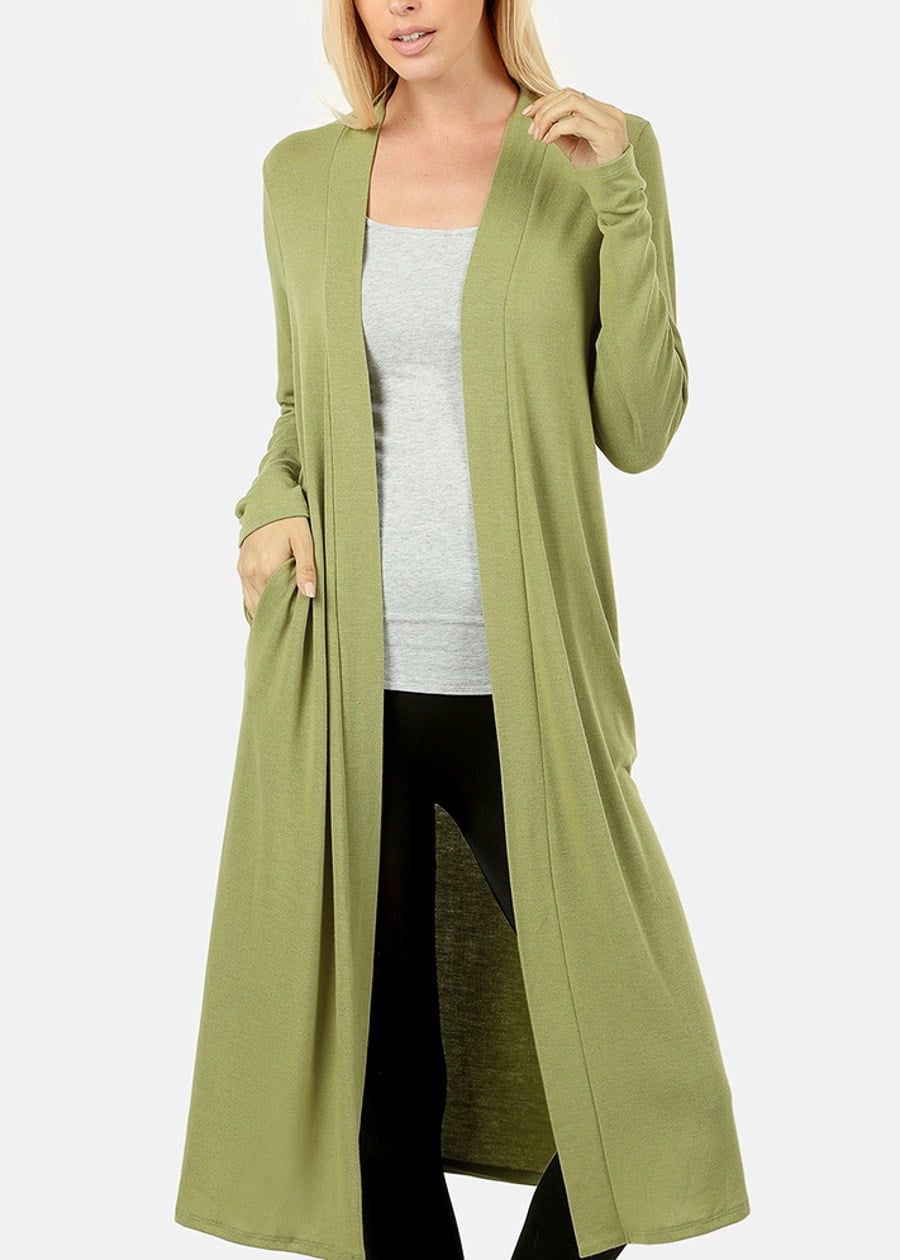 long sleeve maxi cardigan