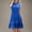 Blue, variant on Sleeveless Sun Dresses Women Tank Womens Mini Dress Summer Basic Pink Peplum Vacation Plain Loose Dress