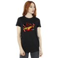 thumbnail image 2 of DC Comics Womens The Flash Pillars Cotton Boyfriend T-Shirt, 2 of 3