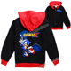 thumbnail image 3 of Abrigo de Sonics con figura de juego, cárdigan con bloques de colores y cremallera, sudadera de manga larga, estilo primaveral y otoño, ropa holgada y cálida, moda informal, 3 of 5
