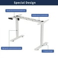 thumbnail image 6 of Jopath 55" W Electric Standing Desk,Home Office Electric Height Adjustable Standing Desk Lifting Range 27~45" Computer Desk for Home Office,White, 6 of 8