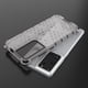thumbnail image 3 of Funda protectora de PC y TPU a prueba de golpes con diseño de panal para Samsung Galaxy S21 Ultra 5g (blanca), 3 of 5