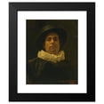 thumbnail image 2 of Ilya Efimovich Repin 15x18 Black Modern Framed Museum Art Print Titled - Study for a Man in Spanish Costume (1873), 2 of 5