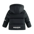 thumbnail image 4 of XQYLOS Boys Down Jacket Winter Heavyweight Windproof Thick Warm Insulated Hooded Coat Fleec𝖾 Lined Outerwear Cozy Outdoor Thermal Parka, 4 of 7