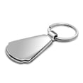 thumbnail image 5 of Honda Fit Real Black Carbon Fiber Chrome Metal Teardrop Key Chain, 5 of 6