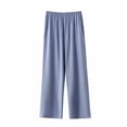 thumbnail image 3 of Pafei Tyugd Lounge Pants for Men Big and Tall Soft Cozy Pajama Pants with Pockets Loose Fit Cozy Straight Leg Solid Color Casual Pants 2026 Light Blue 4XL, 3 of 8