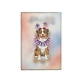thumbnail image 2 of 4th of July Australian Shepherd Celebrates Independence Day Travel Passport Wallet Aussie Dog Lover Gifts PU Leather Passport Holder Cover - 12010, 2 of 5