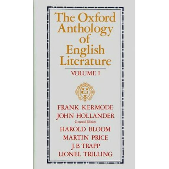 Pre-Owned The Oxford Anthology of English Literature: Volume I: The Middle Ages through the Eighteenth Century: Two-Volume Edition Volume I: The Middle Ages Through the Eighteenth Century: Paperback