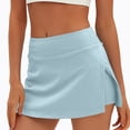 thumbnail image 2 of Frostluinai Women’s Tennis Skirts High Waisted Mini Golf Skirt with Shorts Pockets Side Slit Skorts Quick Dry Skorts for Athletic, 2 of 8