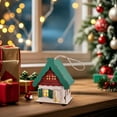 thumbnail image 4 of Gnwei Pre Lit Christmas Village Decor: 3D Wood Houses with Lighted - Christmas Decorations Indoor - White Xmas Holiday Farmhouse Rustic Decor for Home Table Room, 4 of 4