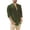 GN1, variant on Men's Casual Long Sleeve Button Down Solid Shirt Turn Tops Green XL