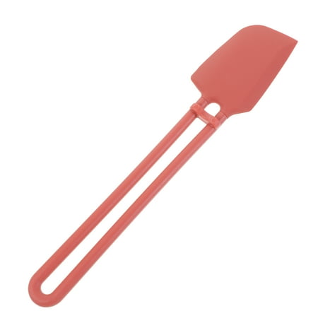 

WHAMVOX 1pc Portable Silicone Scraper Cream Spatula for Home Kitchen Supply (Red)