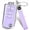 Silver-purple, variant on Key Fob Cover Compatible with Mazda 3 6 8 CX-3 CX-5 CX-7 CX-9 Miata MX-5 RX-8 Keychain Case Holder Protector,Gold-black