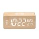 thumbnail image 2 of Fiudx Reloj de Madera con Carga Inalámbrica, Pantalla de Temperatura y Humedad, Luz Nocturna Led y Modo Silencioso, Diseño Inteligente Multifuncional, Carga Rápida, Ideal para Oficina En Casa, Tamaño, 2 of 5