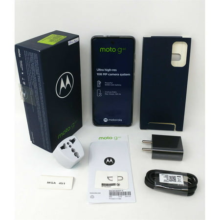OB Motorola Moto G60 128GB XT2135-2 Volte Factory Unlocked 6.8 in IPS LCD Display 6GB RAM Triple Camera Smartphone - Dynamic Gray
