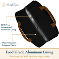 thumbnail image 6 of ComfiTime Lunch Bag - Insulated Lunch Box for Women, 8L or 14 Cans Large Capacity Cooler Bag for Adults & Teen, Cute Aesthetic Lunch Tote for Work, School, Extra Zippered Pocket for Wallet & Phone, 6 of 12