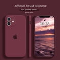 thumbnail image 3 of For IPhone 7Plus 8Plus 12 11 Pro Xs Max Mini Casing for Apple IPhone 12mini XS 11pro 12pro MAX Cases Candy Color Soft Liqiud Silicone Cases Phone Back Camera Lens Protector Shookproof Full Cover, 3 of 4