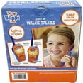 ekids Blippi Toy Walkie Talkies for Kids, LightUp Indoor and Outdoor