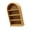 Dark wood color, variant on Yihuala Miniature Bookshelf Simulation Bookcase Model Figurine For 1:12 Doll House Landscape Living Room Scene Display Furniture