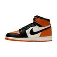 thumbnail image 3 of Big Kid's Jordan 1 Retro High OG Black/Black-Sail-Starfish (FD1437 008) - 5.5, 3 of 4
