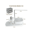 thumbnail image 4 of Dispensador De Jabón Xtellar De Cocina Con Toallero Y Porta esponjas Color Blanco, 4 of 4