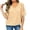 Yellow, variant on Gunia Womens T Shirt Plus Size V Neck Summer T Shirt Casual Loose Solid Color Batwing Shirt Soft Ribbed Short Sleeve Basic Tops T Shirts For Women Blue M