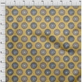thumbnail image 4 of oneOone Georgette Viscose Gamboge Yellow Fabric Asian Block Craft Projects Decor Fabric Printed by The Yard 42 Inch Wide, 4 of 4