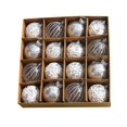 thumbnail image 3 of Adornos de bolas de Navidad BLESIY 16 piezas Plata, 3 of 8