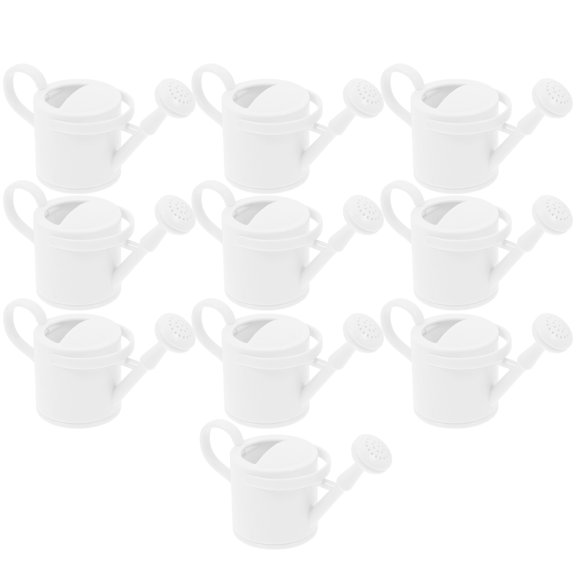 10 Pcs Mini Watering Can Washer Meter Tree House Pulleys Outdoor Keychain Baby White