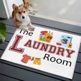 thumbnail image 3 of 2x3 Ft Entryway Area Rug, Laundry Room Kitchen Rug Runner Washable Floor Mat, Cartoon Washing Machine Clothes Non Slip Indoor Door Mat Throw Carpet for Bathroom Living Room Bedroom, 3 of 8