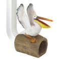 thumbnail image 1 of Design Toscano QM2868800 Splash The Pelican Gutter Guardian Downspout Statue, Full Color, 1 of 1