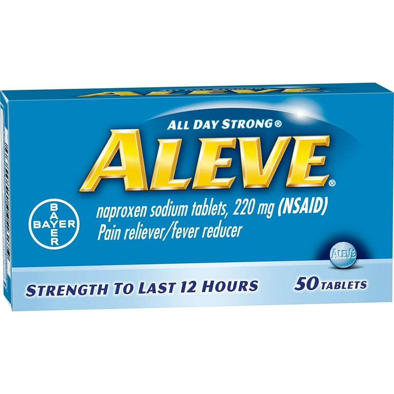 Aleve® (naproxen sodium) Caplets - Powerful 12-Hour Pain Relief