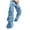 Blue 1, variant on Haoxianjian Mens Dress Shirts Flare Jeans Men'S Casual Straight Leg Pocket Zipper And Button Patchwork Jean Trousers Pants Skinny Stretch Jeans Pants