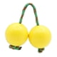 thumbnail image 1 of 1 par de bolas rítmicas de ABS para sonajero de mano, maracas, instrumento musical de percusión Amarillo, 1 of 5