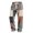 Brown 11#, variant on Mens Christmas Sweatpant Patchwork Festive Printed Waffle Pants Patchwork Breathable Adjustable Drawstring Lounge Pants for Xmas Family Hoilday