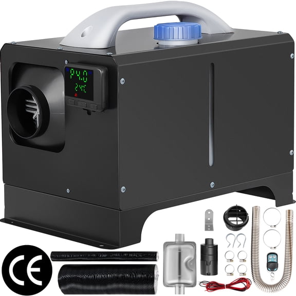 VEVOR Diesel Air Heater All‑in‑One 12V 8KW with LCD Switch and Remote Control for Car Bus Truck