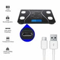 thumbnail image 2 of Bathroom Scale and Smart BMI Scale, Highly Accurate Digital Wireless Weight Scale,Body Tape Measure Included,Black, 2 of 9