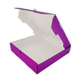 thumbnail image 2 of Ucanpack Cardboard Pizza Boxes 16x16x2", Made In USA- Purple Empty Pizza Box, 50 Pcs Food Container For Small Business, Bulk Takeaway Square Storage Pizzas Carton, 2 of 5